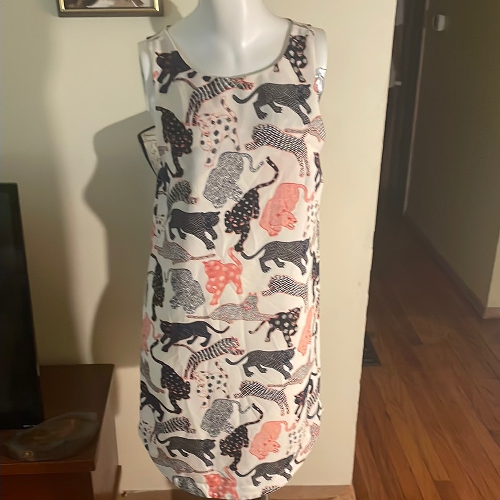 H&M Animal Print Sleeveless Dress